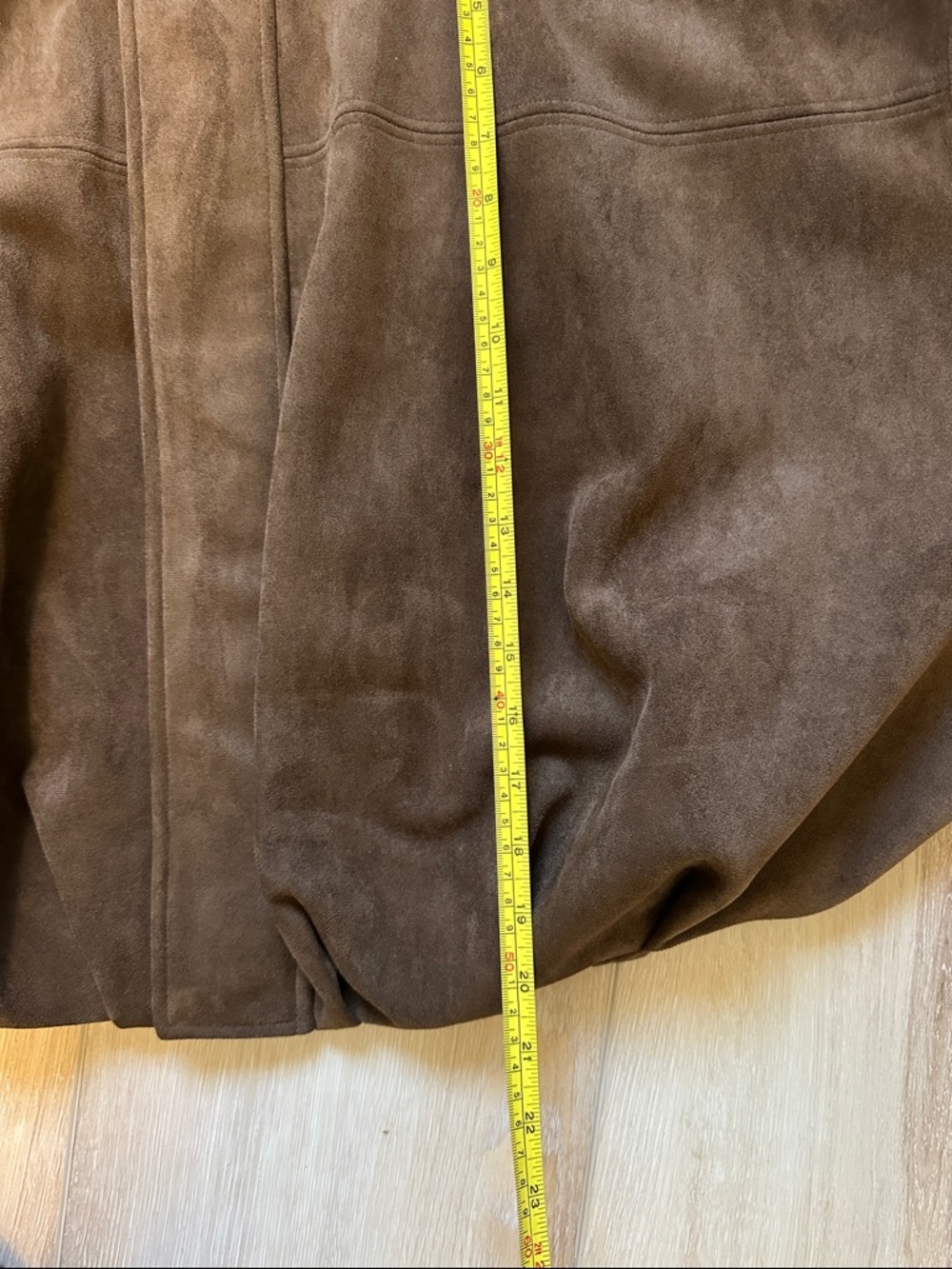 Zara Suede Effect Bomber jacket - Picture 8 of 8